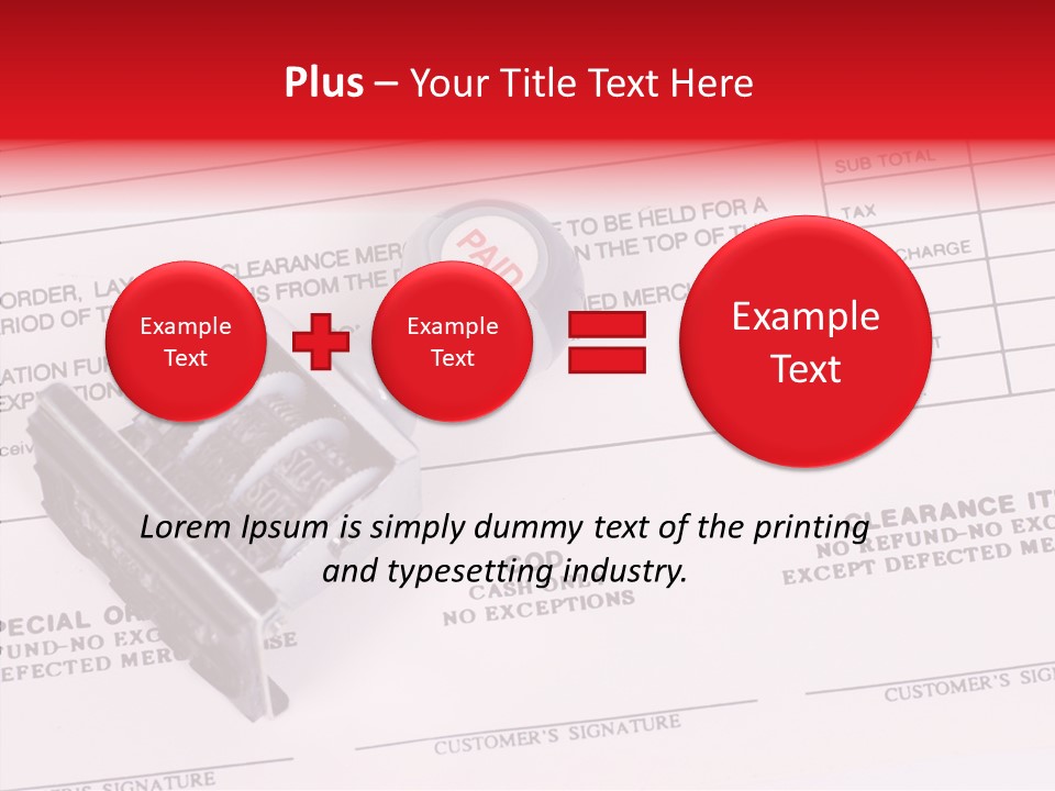 Card Month Date PowerPoint Template