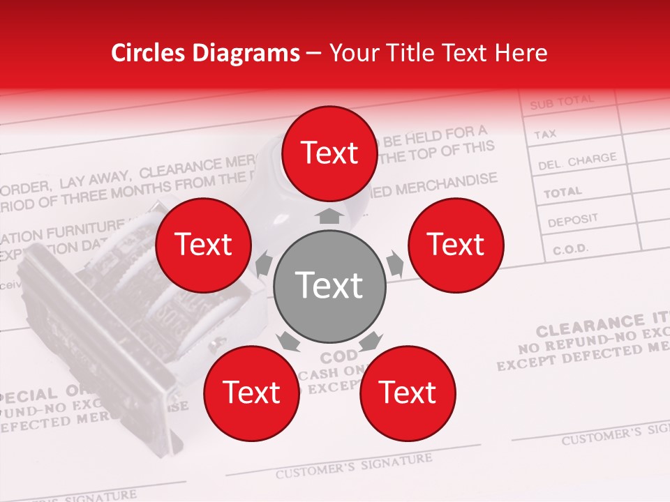 Card Month Date PowerPoint Template