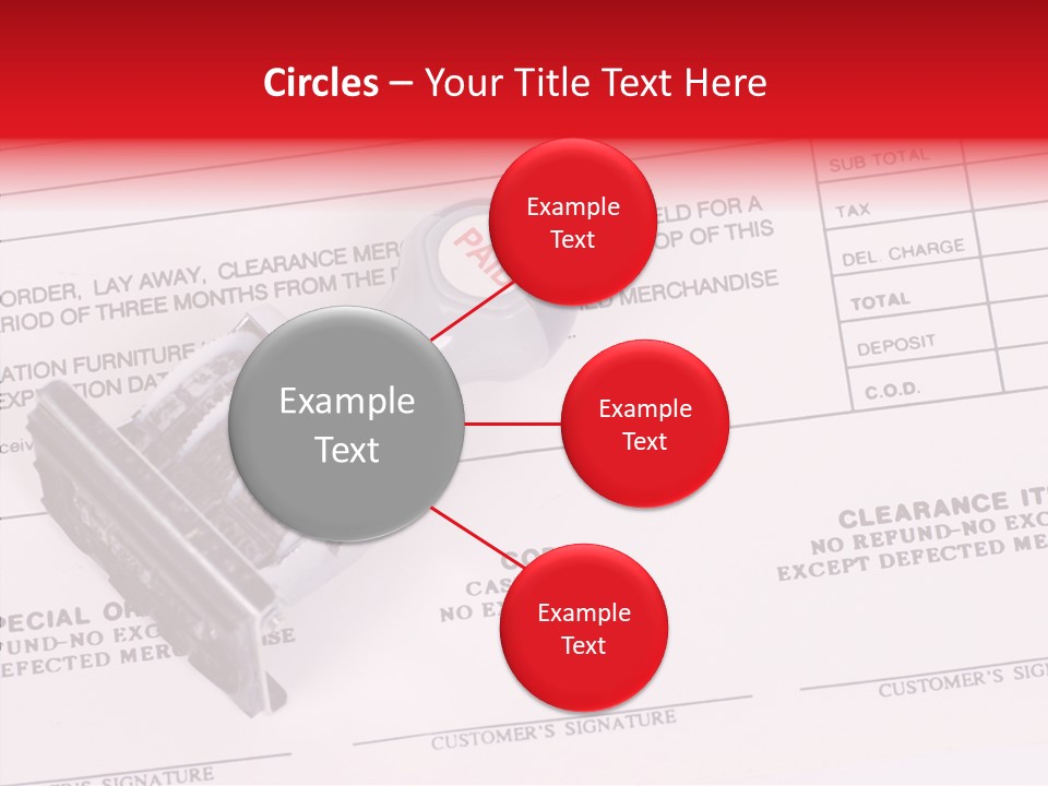 Card Month Date PowerPoint Template