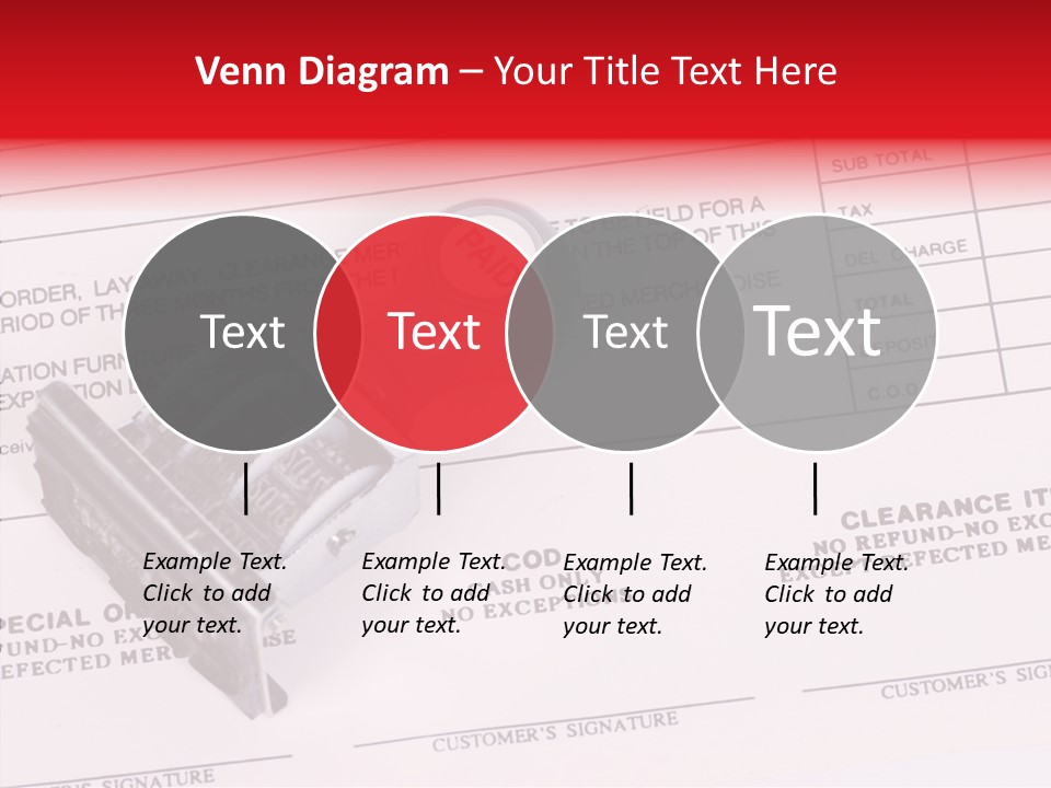 Card Month Date PowerPoint Template
