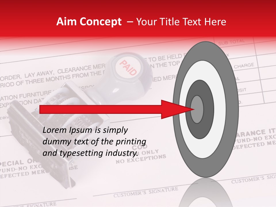 Card Month Date PowerPoint Template