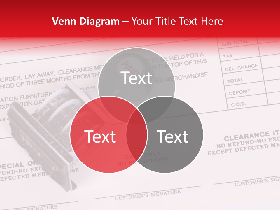 Card Month Date PowerPoint Template