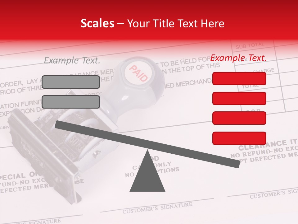 Card Month Date PowerPoint Template
