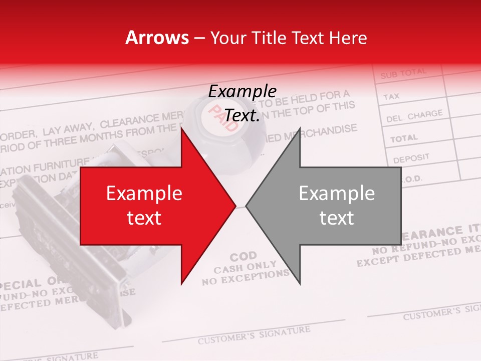 Card Month Date PowerPoint Template