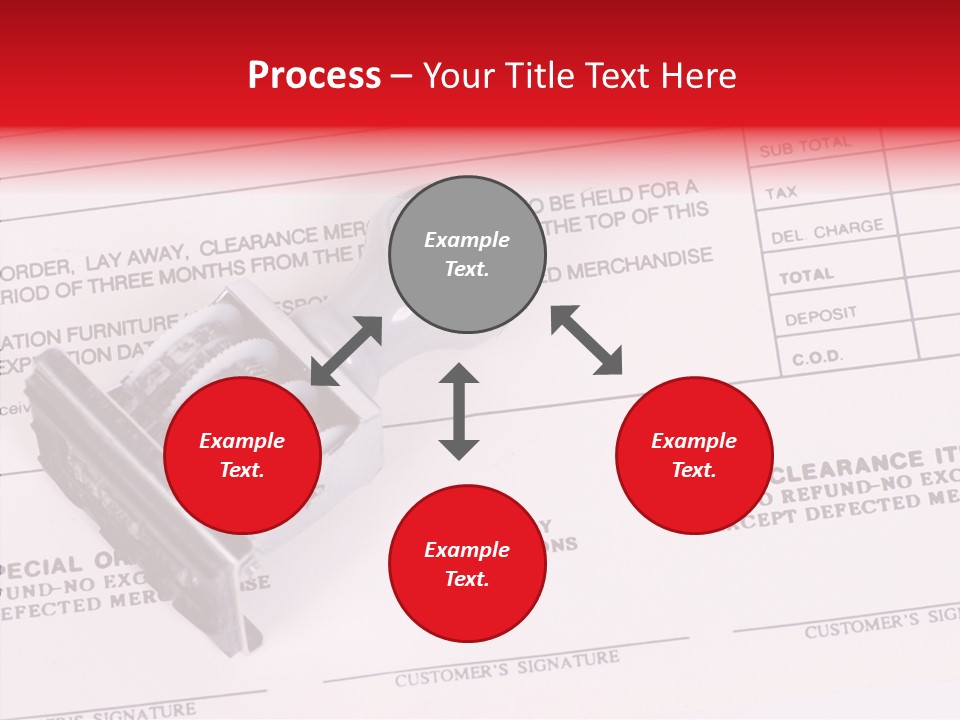 Card Month Date PowerPoint Template