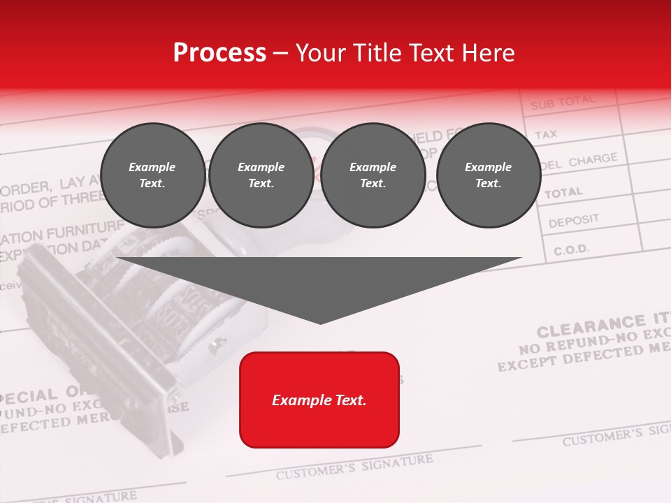 Card Month Date PowerPoint Template