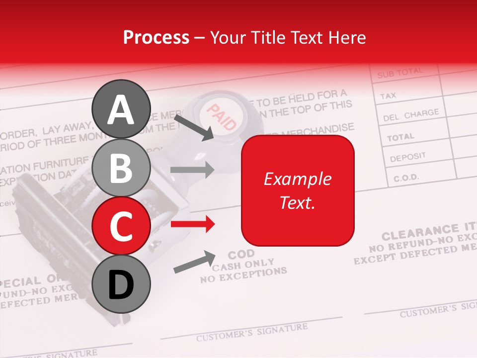 Card Month Date PowerPoint Template