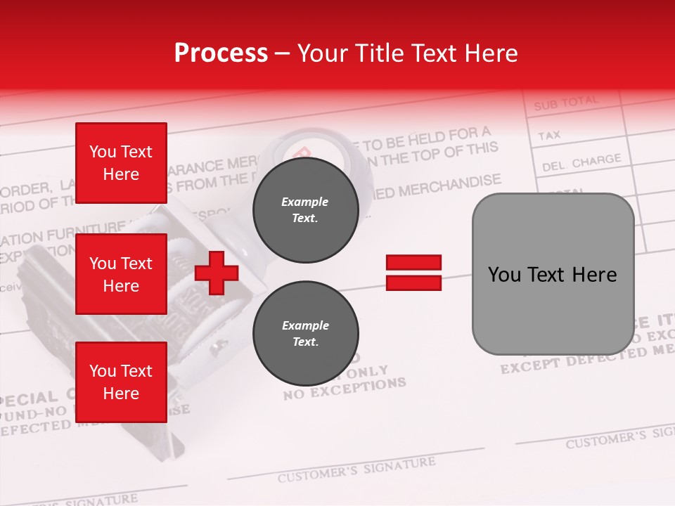 Card Month Date PowerPoint Template