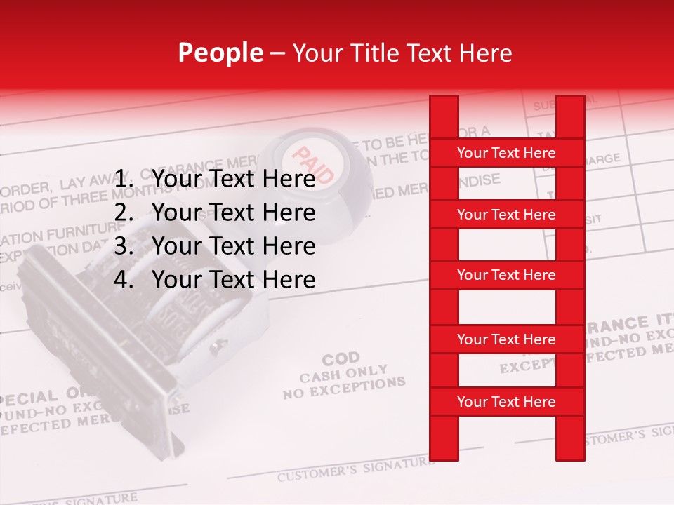 Card Month Date PowerPoint Template