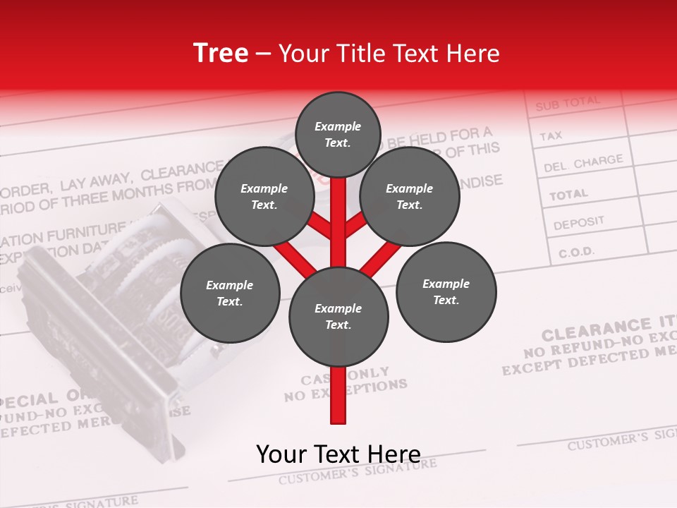 Card Month Date PowerPoint Template