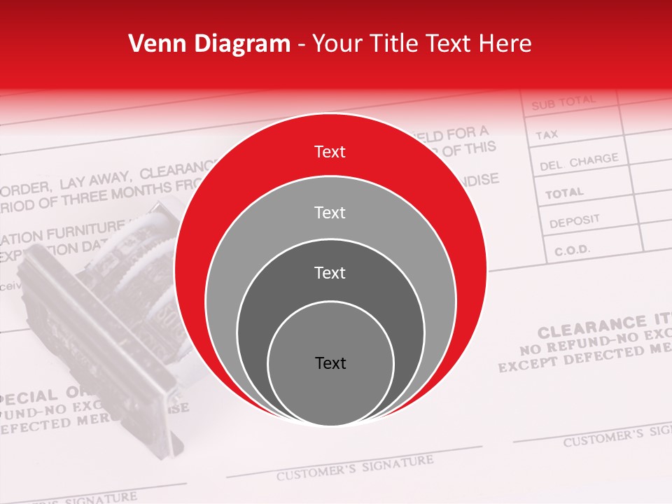 Card Month Date PowerPoint Template