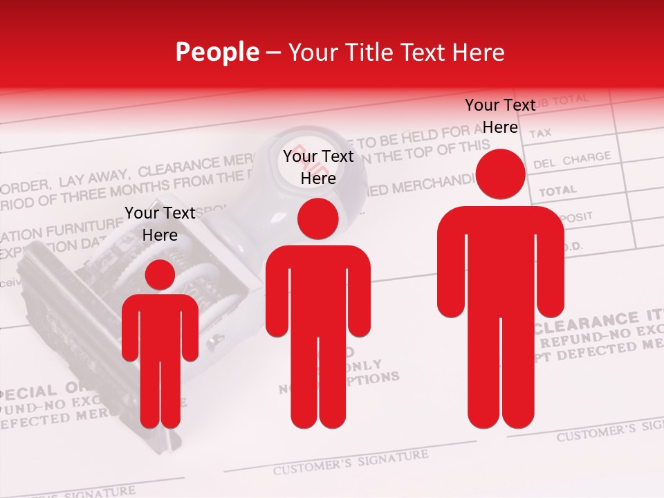 Card Month Date PowerPoint Template