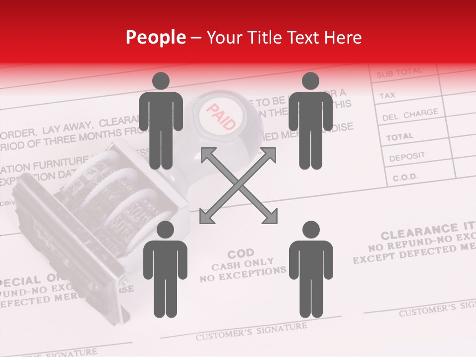 Card Month Date PowerPoint Template