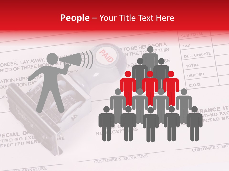 Card Month Date PowerPoint Template