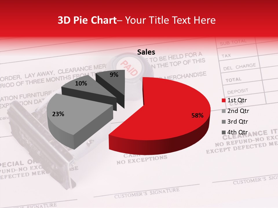 Card Month Date PowerPoint Template