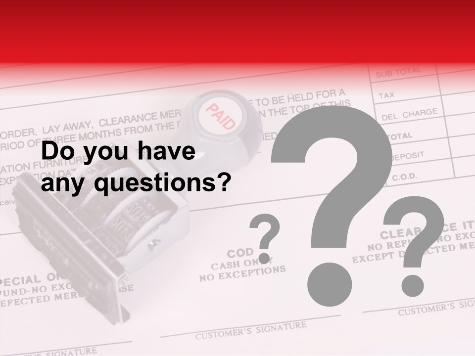 Card Month Date PowerPoint Template