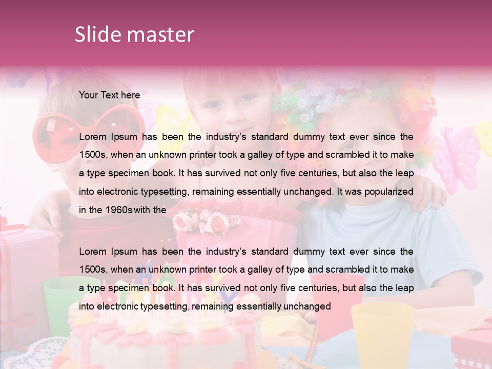 Kids Birthday PowerPoint Template