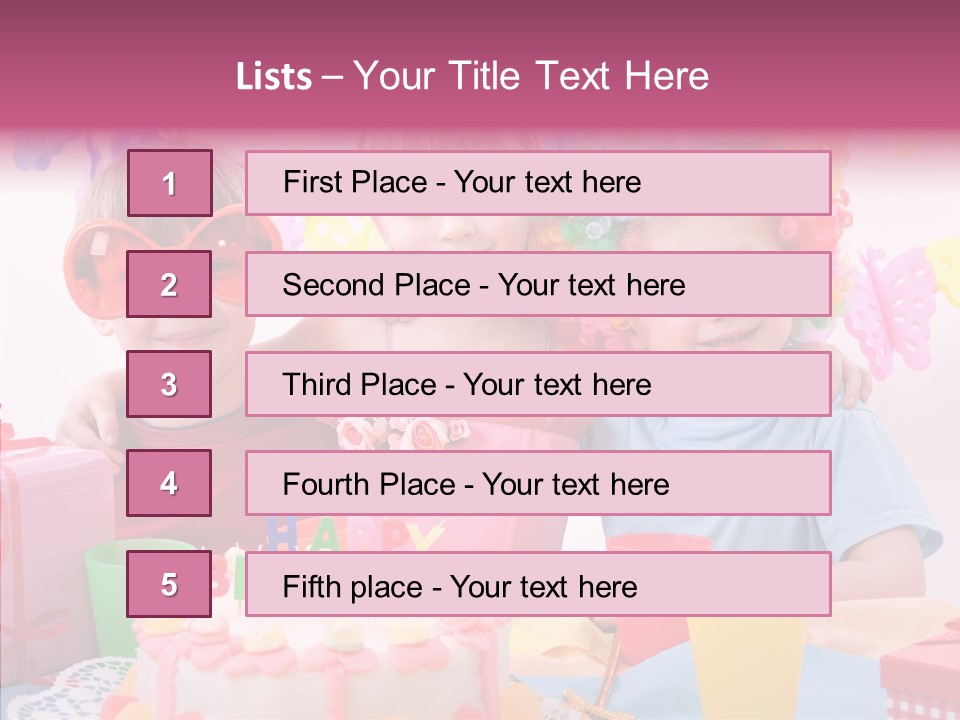 Kids Birthday PowerPoint Template