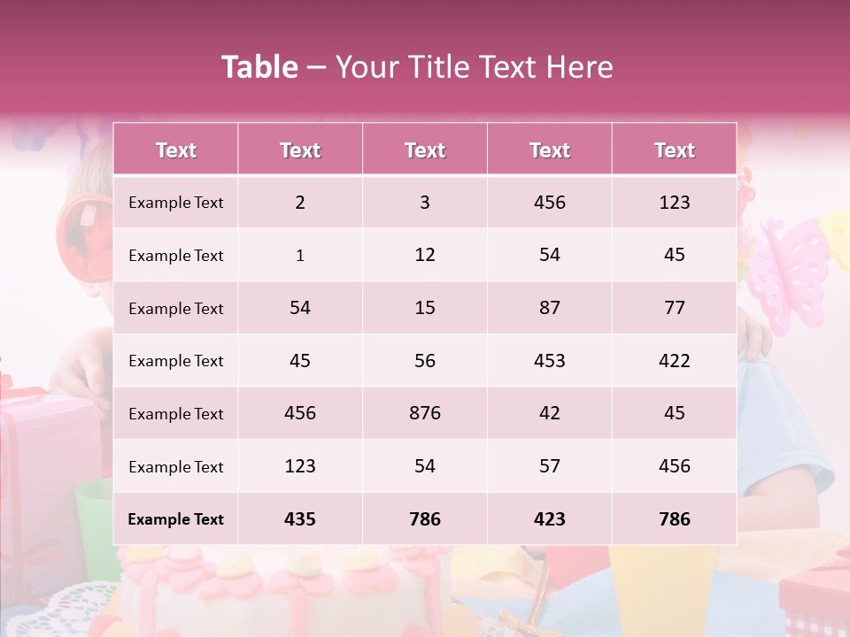 Kids Birthday PowerPoint Template