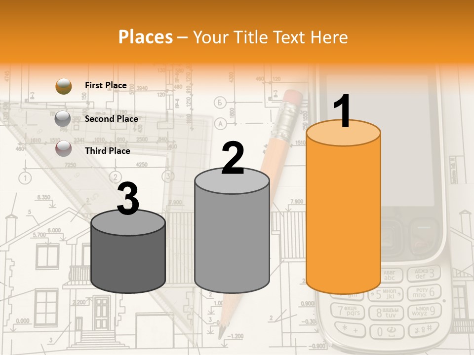 Paperwork Pen Calculator PowerPoint Template