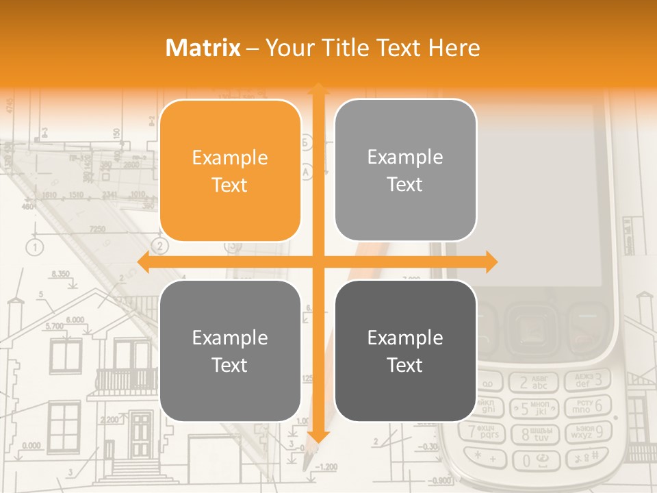 Paperwork Pen Calculator PowerPoint Template
