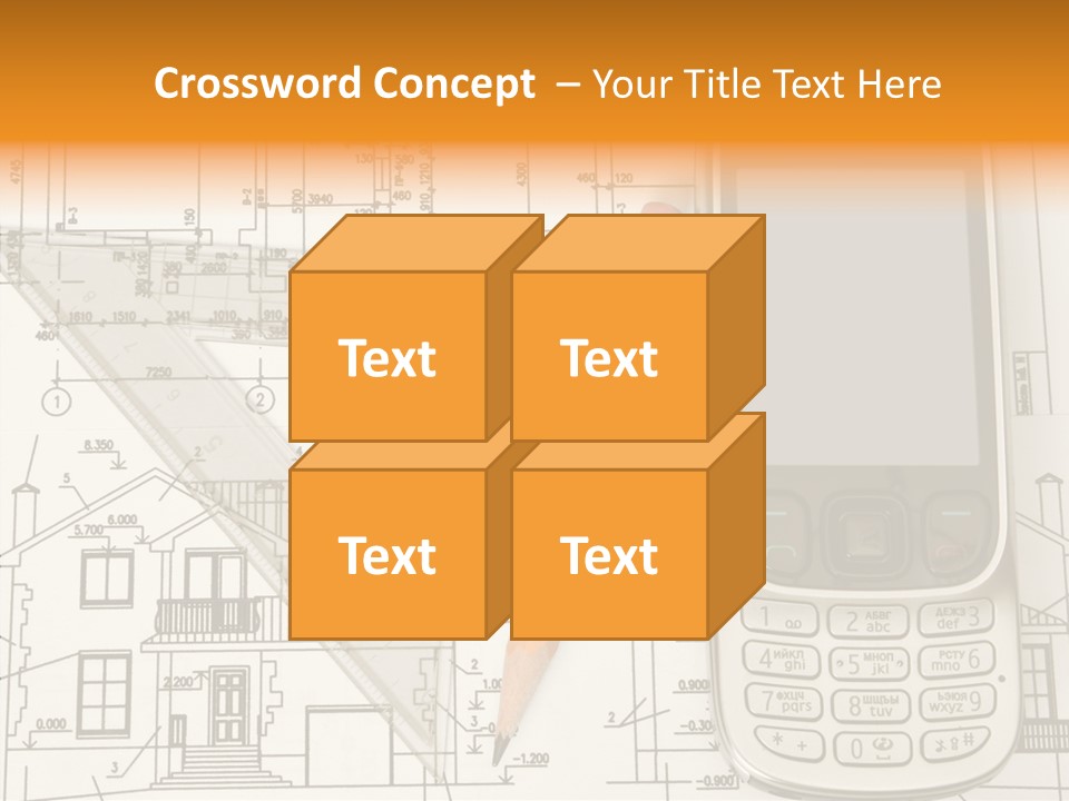Paperwork Pen Calculator PowerPoint Template