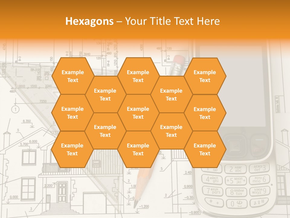 Paperwork Pen Calculator PowerPoint Template