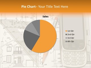 Paperwork Pen Calculator PowerPoint Template