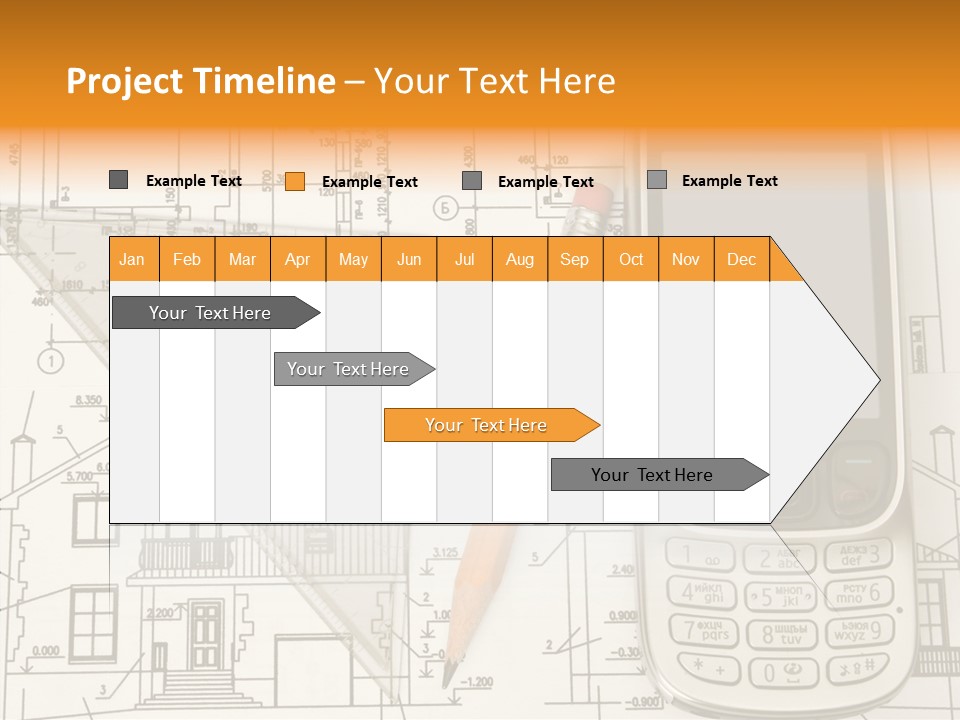 Paperwork Pen Calculator PowerPoint Template