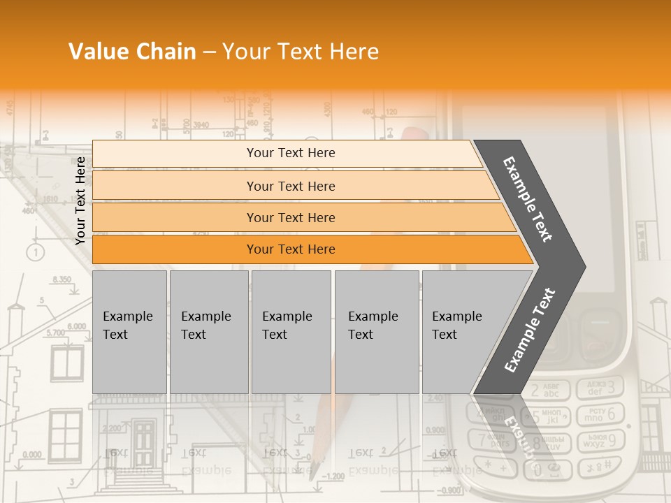 Paperwork Pen Calculator PowerPoint Template