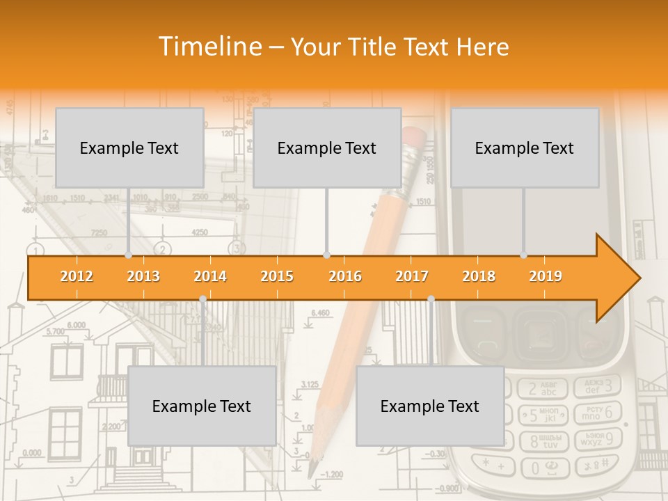 Paperwork Pen Calculator PowerPoint Template