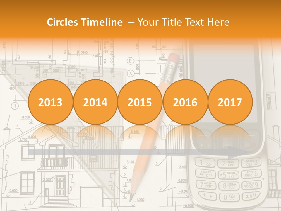 Paperwork Pen Calculator PowerPoint Template