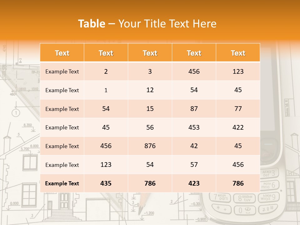 Paperwork Pen Calculator PowerPoint Template