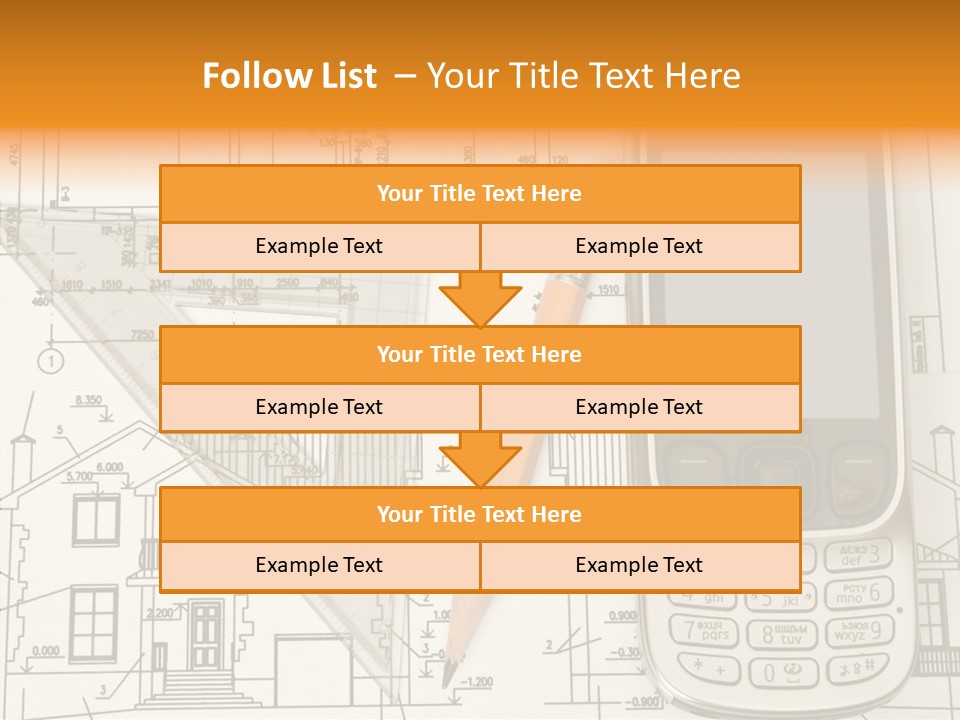 Paperwork Pen Calculator PowerPoint Template