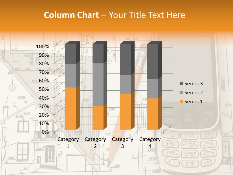 Paperwork Pen Calculator PowerPoint Template