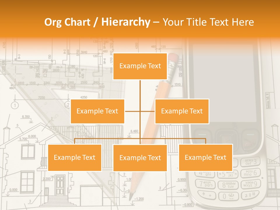 Paperwork Pen Calculator PowerPoint Template