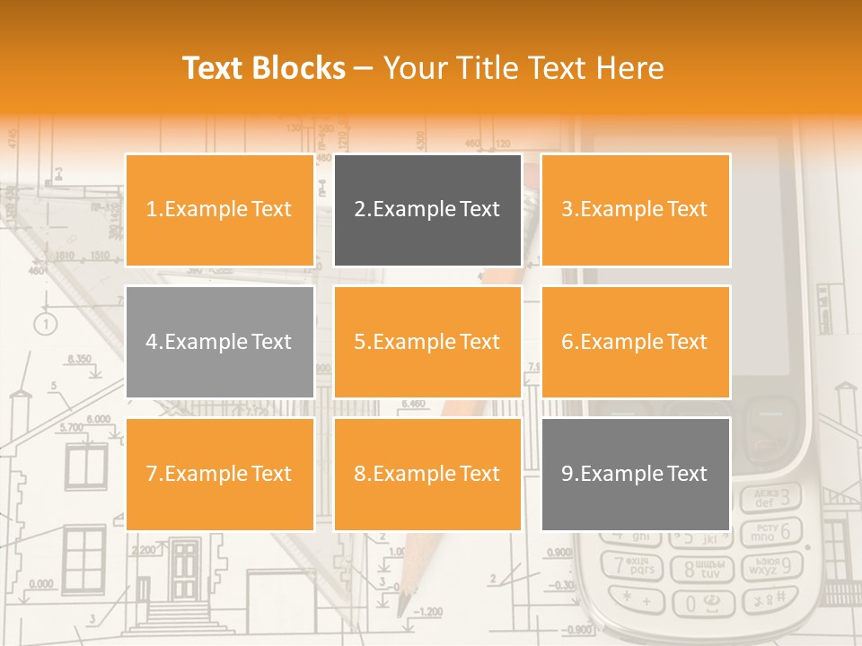 Paperwork Pen Calculator PowerPoint Template