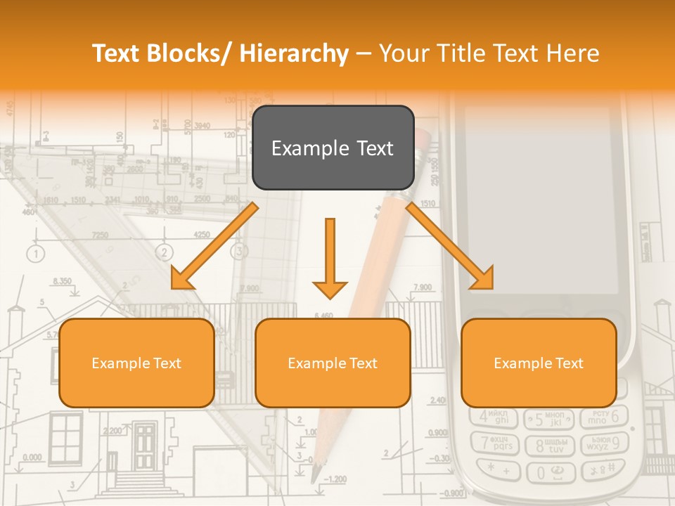 Paperwork Pen Calculator PowerPoint Template