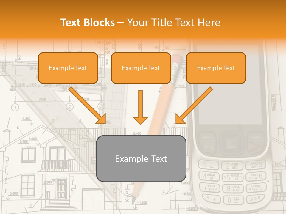 Paperwork Pen Calculator PowerPoint Template