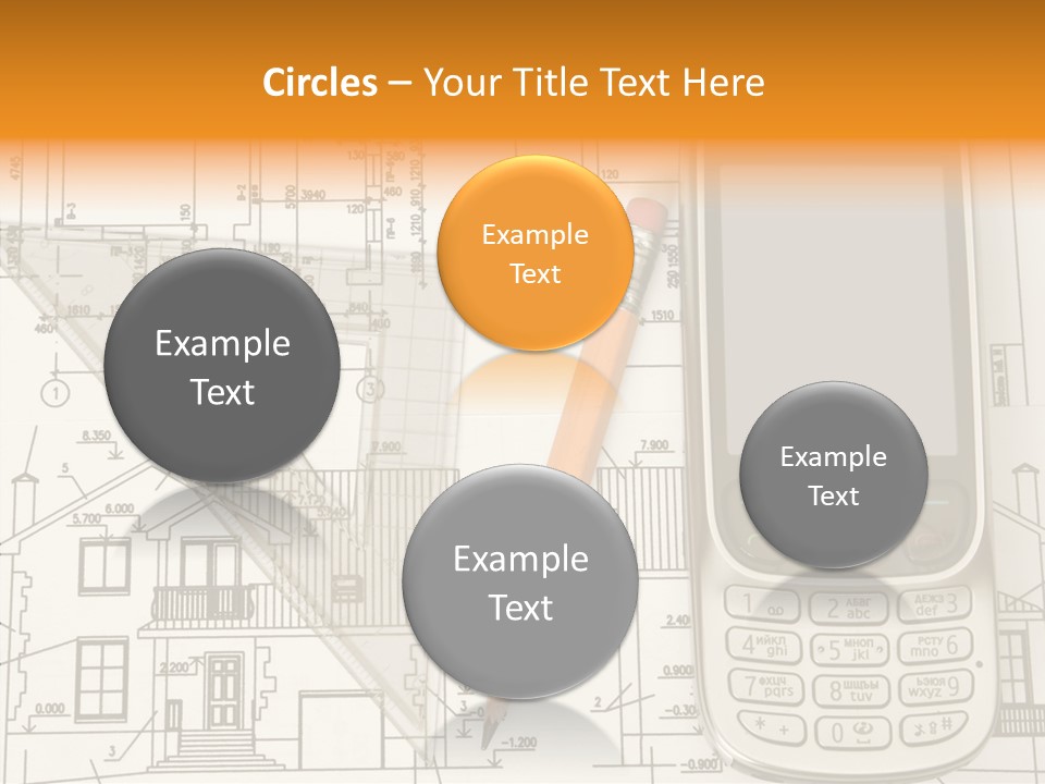 Paperwork Pen Calculator PowerPoint Template