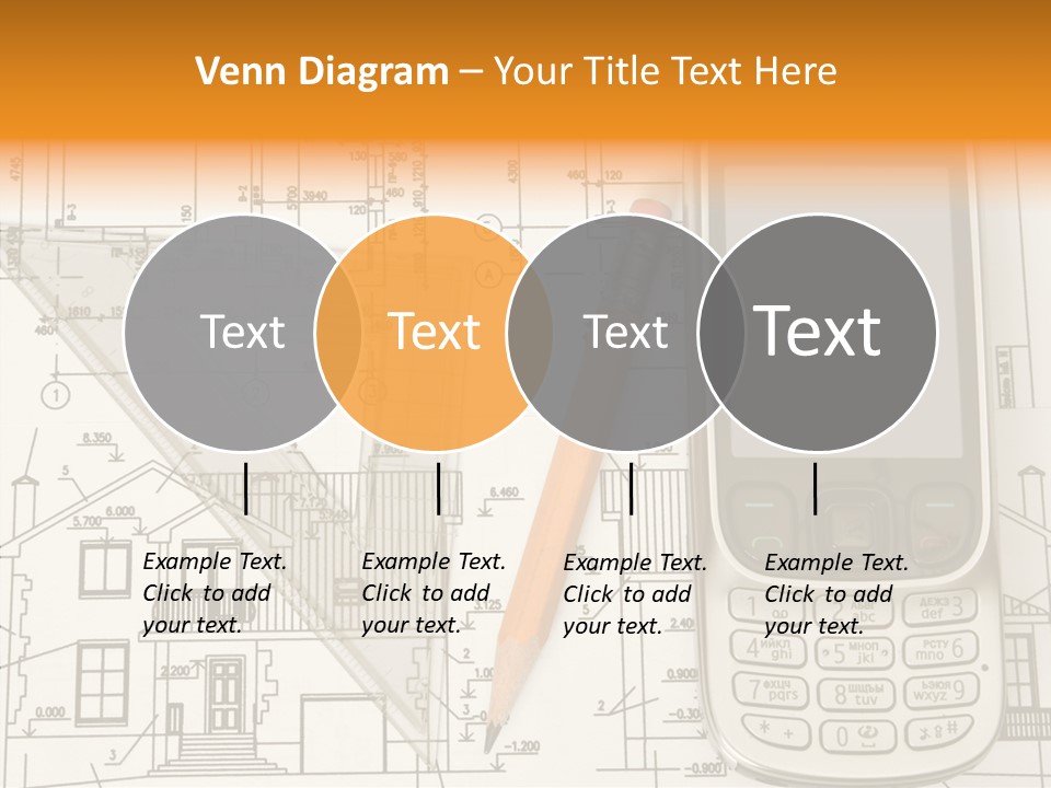 Paperwork Pen Calculator PowerPoint Template