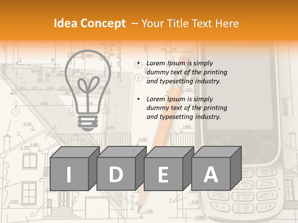 Paperwork Pen Calculator PowerPoint Template