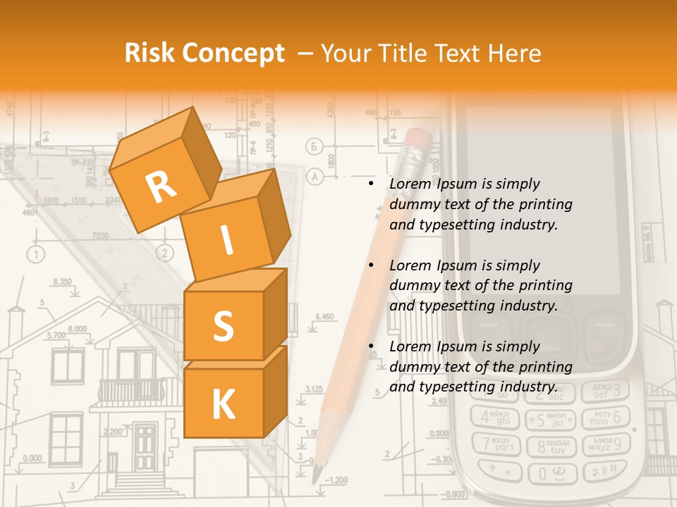 Paperwork Pen Calculator PowerPoint Template