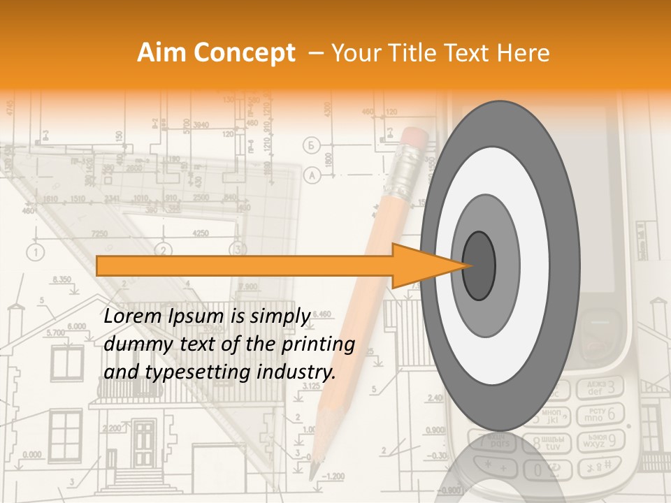 Paperwork Pen Calculator PowerPoint Template