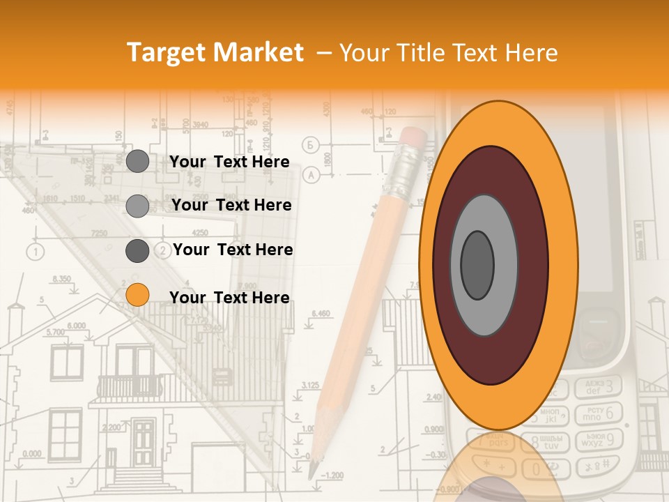 Paperwork Pen Calculator PowerPoint Template