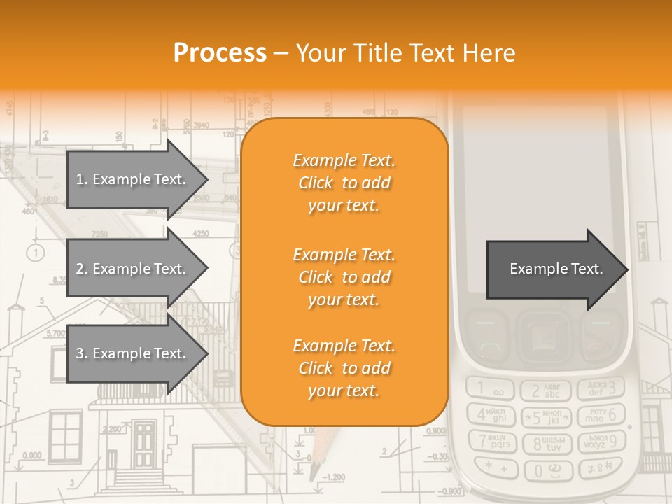 Paperwork Pen Calculator PowerPoint Template