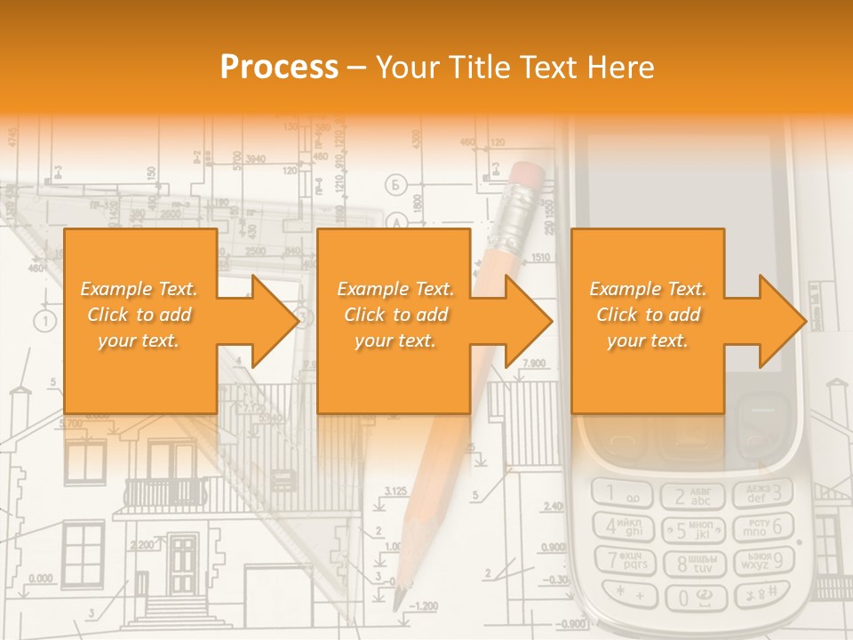Paperwork Pen Calculator PowerPoint Template