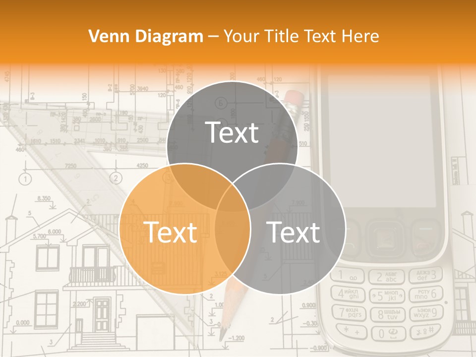 Paperwork Pen Calculator PowerPoint Template