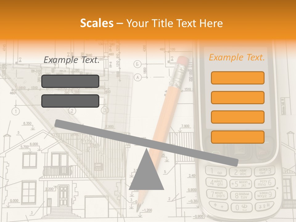 Paperwork Pen Calculator PowerPoint Template