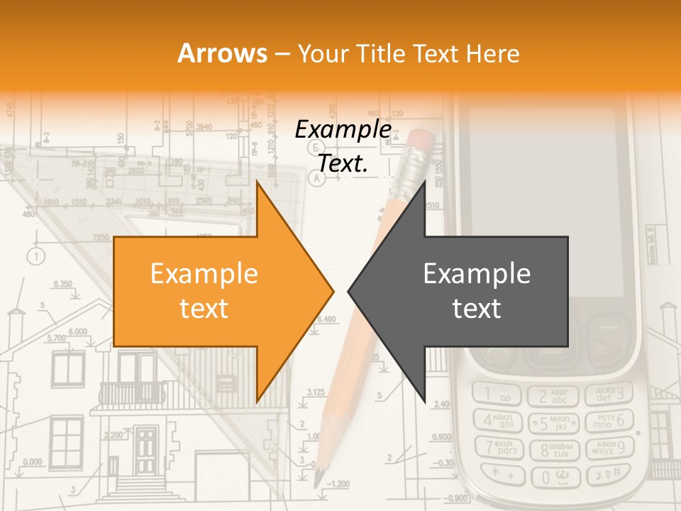 Paperwork Pen Calculator PowerPoint Template